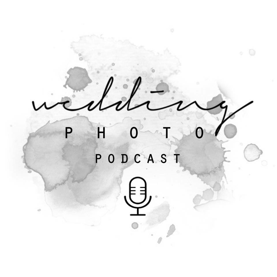 logo for wedding photo podcast guests