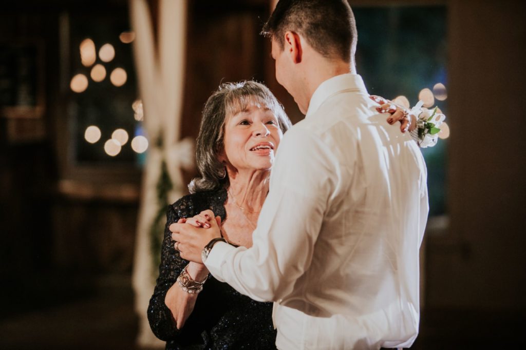 mom dances with her son at wedding for Noblesville Wedding Photography