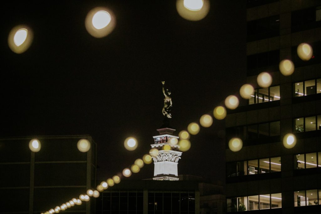 soldier's and sailor's monument in downtown indianapolis photography