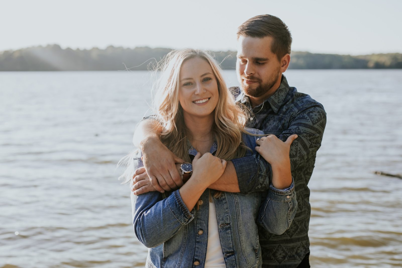 Eagle Creek Engagement Photos with Emily and Ryan - Van Elk & Co