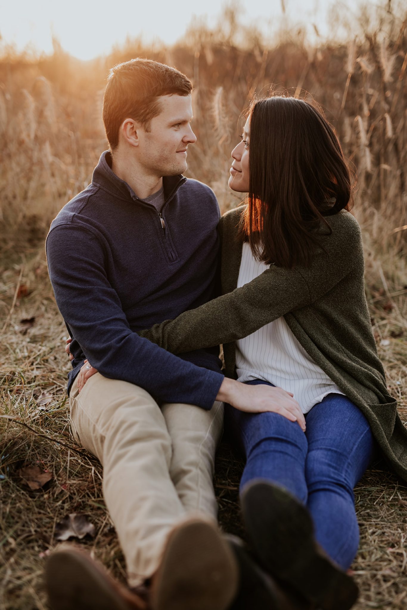 Potter's Bridge Engagement session with Grace and Nathan