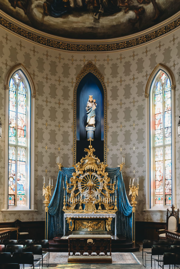 The Lady Chapel at the Basilica of the Sacred Heart at the University of Notre Dame